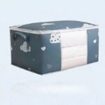 1-Pack Large Capacity Multi-Purpose Storage Bag With Handles, Dustproof & Moisture-Resistant Odorless Non-Woven Fabric, Zipper Closure For Clothes, Toys, Seasonal Organizing - Beige, Clothes Storage - Image 10