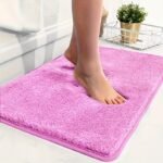 1 Thickened Microfiber Fluffy Long Plush Soft Comfort Mat Bathroom Rug Non-Slip Bath Door Mat For Bedroom Living Room Kitchen Floor Mat, Shedding And Fade-Resistant - Image 11