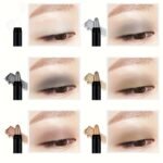 16-Color Matte & Shimmer Eyeshadow Stick - Long-Lasting, Waterproof, Blendable, Smudge-Proof For Precise Eye Makeup - Perfect For Dates, Parties & Birthdays - Sophisticated Look With Metallic Shades, Birthday Makeup | Rotating Mechanism | Smudgeproof Makeup - Image 8