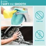 Microfiber Cleaning Cloth Pack - Multipurpose Towel For Home & Kitchen Use, Durable & Absorbent, Ideal For Living Room, Bedroom, Bathroom & Furniture, Effortlessly Removes Stains & Grease, Essential Cleaning Supplies - Image 6