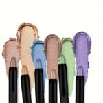 16-Color Matte & Shimmer Eyeshadow Stick - Long-Lasting, Waterproof, Blendable, Smudge-Proof For Precise Eye Makeup - Perfect For Dates, Parties & Birthdays - Sophisticated Look With Metallic Shades, Birthday Makeup | Rotating Mechanism | Smudgeproof Makeup - Image 10