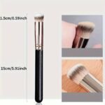 Professional Kabuki Brush, 270 Concealer Brush, Dense Synthetic Bristles For Flawless Makeup Application, Ideal For Blending Creams And Liquids, Essential Beauty Tool - Image 4