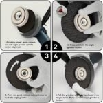 M14 Angle Grinder Quick-Release Lock Plate - Self-Locking, Easy Clamp & Release Nut For Secure Chuck Attachment, Durable #45 Steel Industrial Hardware Accessory - Image 10