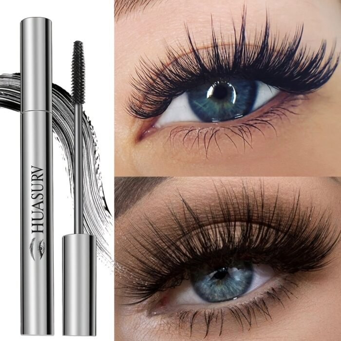Huasurv Volumizing & Lengthening Mascara - Natural, Thick, Curling Formula For All Skin Types, Black, Best For Christmas - Image 3