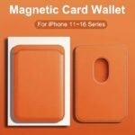 1Pc Magnetic Wallet Card Holder Card Case Case Accessories Box For Apple Iphone 1213141516 Pro Max + Mini - Image 6