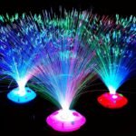 2-Pack Led Fiber Optic Tabletop Lights, Color Changing Button Control, Non-Waterproof Indoor Decorative Lighting, Battery Powered For Home/Office, Ideal For Party, Halloween, Christmas Gifts
