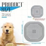 1Pc Hair Catcher - Kitchen & Bathroom Drain Protector - Anti-Clog, Odor-Absorbing, Easy-Install, White With Perforated Design, Bathroom Drain Protector|Modern Drain Cover|Secure Drainage, Bathroom Accessories - Image 4