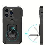 1Pc Heavy-Duty Phone Case Heavy-Duty Shockproof Phone Case With A Metal Stand And Card Slot, Compatible With Iphone 16 Pro Max, 15 Pro Max, 14 Pro Max, And 13 Pro Max. - Image 10