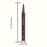 1Pc Sylr Ultra Fine Extra Slim Eyebrow Pen, Waterproof Liquid Eye Brow Pencil, Long Lasting, Sweat-Proof, 2 In 1 For Eyeliner & Microblading, Suitable For All Skin Types, Ideal For Summer & Outdoor Travel - Image 6