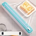 1Pc Kitchen Wrap Cutter, Dual-Sided Sliding Blade Cutting Box, Wall-Mounted With Suction Cup, Abs Material, Suitable For Home And Commercial Use - Image 5