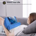 One Tablet Holder Designed For Use In Bed, A G-Shaped Pillow Stand Ideal For Reading Or Watching, A Versatile Pillow Holder For E-Readers, A Universal Phone Stand Suitable For Couches Or Cars, And A Book Pillow For A Comfortable Reading Experience In Bed. - Image 4