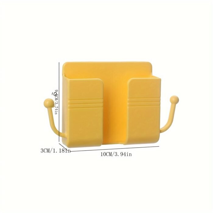 1Pc Multi-Functional Wall-Hanging, Bed-Side Hanging, Wall-Mounted Mobile Phone Storage, Shelf, Viscose - Image 2