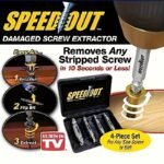 4Pcs Effortlessly Remove Broken Screws With Steel Speed Out Extractor Drill Bit Set