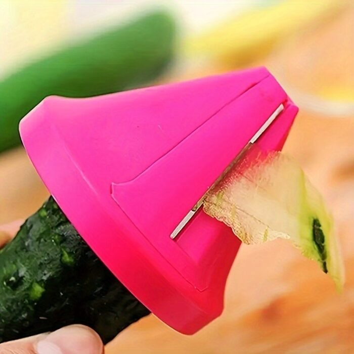 1Pc Vegetable Slicer - Heavy-Duty Plastic Construction, Efficient Cone Design For Carrots, Cucumbers, Potatoes, Beet - Quick Prep Time, Uniform Slices & Shreds - Compact Kitchen Gadget For Home & - Easy To Clean & Space-Saving Storage, Carrot Shredding, Coneshaped Slicer, Easyclean Material, Food Preparation, Ergonomic Handle, Sturdy Construction, Fruit Peeler, Cooking Enthusiasts - Image 7