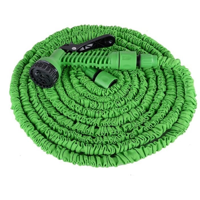 1 Set "High Pressure Garden Hose With Spray Nozzle - Heavy Duty Pvc Water Hose For Car Washing, Lawn Irrigation & Cleaning, 7.62Meter/15.24Meter/30.48Meter Length Options (7Spray Patterns)" - Image 5