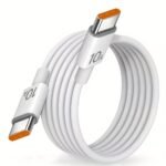 120W 10A Dual C-Type Fast Charging Cable, Suitable For Iphone 15 16 Pro Max, S23, Xiaomi, Huawei Poco Quick Charging Usb C Cable 3M/9.84Ft - Image 5