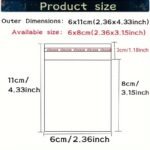 Self-Adhesive Cellophane Bag, Transparent Opp Plastic Packaging, Sealed, Jewelry Gift, Sweets - Image 16