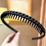 2/3/4/5Pcs Hair Scrunchies With Teeth, Anti-Slip Headbands For Washing Face And Styling, Hair Accessories - Image 10
