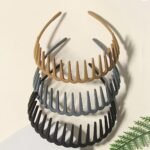 2/3/4/5Pcs Hair Scrunchies With Teeth, Anti-Slip Headbands For Washing Face And Styling, Hair Accessories - Image 23