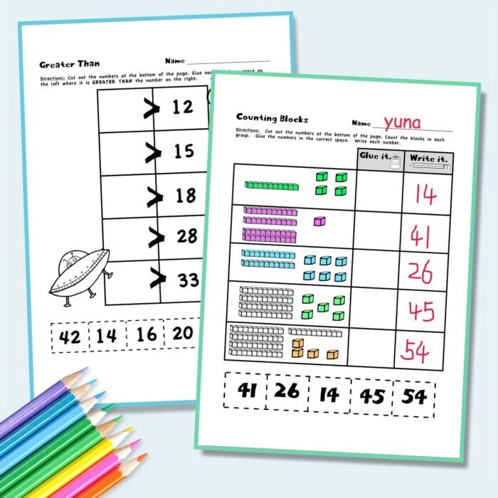 Kids' Calculation Book: Color & Write To Master Addition And Subtraction - Image 3