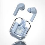 Lan Xun New Wireless Earphones With Ultra-Long Battery Life Sports Game Mini Dual Stereo In-Ear Universal Earbudstransparent Wireless Earbuds Wireless 5.3 Headphones With Enc Noise Canceling Earphones, Hifi Dual Stereo Microphone Mini In-Ear Earbuds With Charging Case And Led Digital Display Sports Headset - Image 3