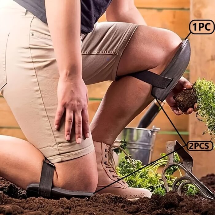 1 Pc/1 Pair Eva Knee Pads For Gardening, Construction & Auto Repair - Comfortable Foam Cushioning For Outdoor Work, Garden Kneeler - Image 1