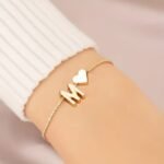 Letter Mini Love Heart Thin Chain Bracelet Simple Minimalist Hand Chain Jewelry Decoration Gift Birthday Gift - Image 6