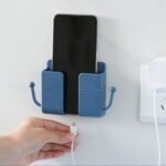 1Pc Multi-Functional Wall-Hanging, Bed-Side Hanging, Wall-Mounted Mobile Phone Storage, Shelf, Viscose - Image 3