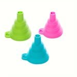 1Pc Collapsible Mini Funnel - Portable, Multi-Functional Kitchen Tool For Oil And Liquid Transfer, Food-Safe Plastic, Ideal For Home Use, Kitchen Funnel - Image 10