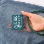 1Pc Hanging Mesh Storage Bag With Handle For Fruits And Vegetables, Kitchen Ginger Garlic Food Storage Net Pocket - Image 2