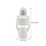 Ac85-265V Motion Sensor Lamp Base E27 Switch Socket Adapter Converter Human Body Sensing Infrared Human Body Sensor Light Fixture - Image 2
