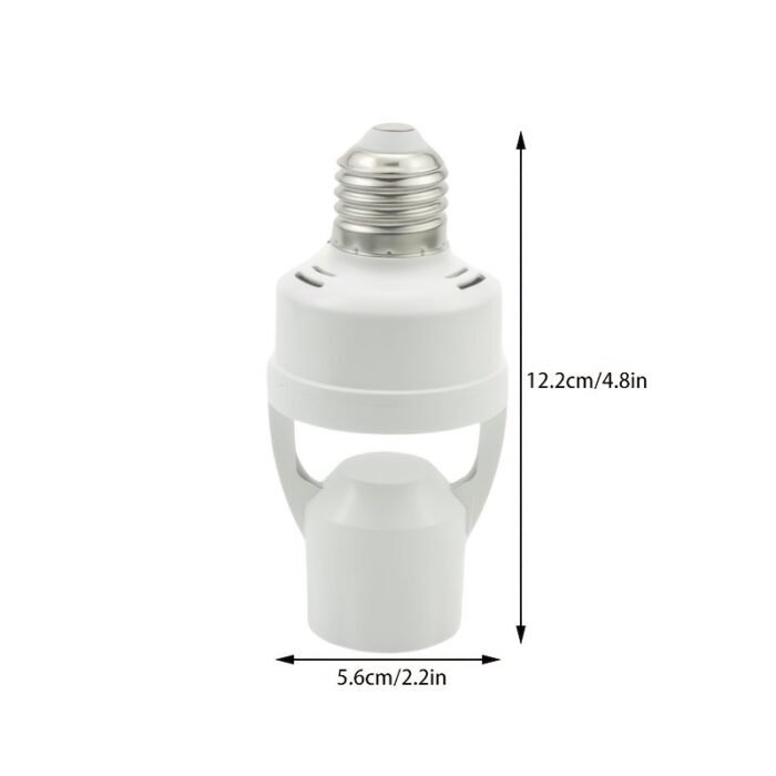 Ac85-265V Motion Sensor Lamp Base E27 Switch Socket Adapter Converter Human Body Sensing Infrared Human Body Sensor Light Fixture - Image 2