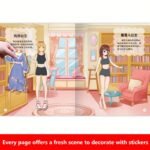 Adorable Princess Sticker Book For Kids ? Combine Outfits & Styles, Imaginative Dress-Up Game, Enjoyable School Project & Family Present For Girls, Perfect For Birthdays & Christmas, Chinese Version - Image 3