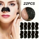 22Pcs Deep Cleansing Nose Strips Nose Patches, Blackhead Remover Nasal Spot Facial Dot Sticker Sheet Nose Mask Shill For Black Head
