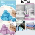 2/4/6Pcs Reusable Laundry Balls - Anti-Tangle, Fabric Softener, Stain Remover - Essential Washing & Drying Aid For Soft, Clean Clothes - Random Colors, Halloween Gift, Christmas Gift - Image 2