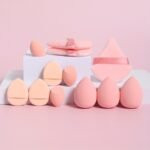 12Pcs All-Purpose Makeup Sponge Set, Consisting Of 3 Loose Powder Puffs, 3 Mini Air Cushion Puffs, 3 Makeup Sponges And 3 Mini Makeup Sponges. Foundation Blending Beauty Sponge, Liquid, Cream And Powder Flawless, Latex-Free Wet And Dry Dual-Use Foundation Makeup Cream, Made Of Ultra-Soft Velvet, Contouring, Eye And Corner Design. Suitable For All Skin Types. - Image 6