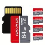 Microdrive Pro Plus Memory Card/Tf Cards - High-Speed Class 10 U3, Red & Gray, Available In 4Gb To 256Gb - Reliable Performance For Smartphones, Tablets & More, Microdrive - Image 16