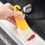 1Pc Durable Silicone Kitchen Scraper - Non-Stick, Easy To Clean, Oil-Proof Cooking Spatula For Baking, Grilling, And Frying - No Battery Needed, Durable Plastic Material - Image 6