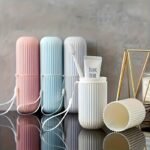 Travel Toothbrush With Portable Storage Case, Rinsing Cup, And Toothpaste Holder - A Compact Design, The Perfect Gift For Oral Care On The Go - Image 2