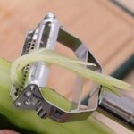 Stainless Steel Multi-Purpose Vegetable Peeler & Cutter ? All-In-One Kitchen Tool For Potatoes, Fruits, And More ? Perfect For Thanksgiving And Christmas Gifts, Kitchen Prep Tool | Sleek Kitchenware | Sharp Blade Cutter, Vegetable Slicer - Image 5