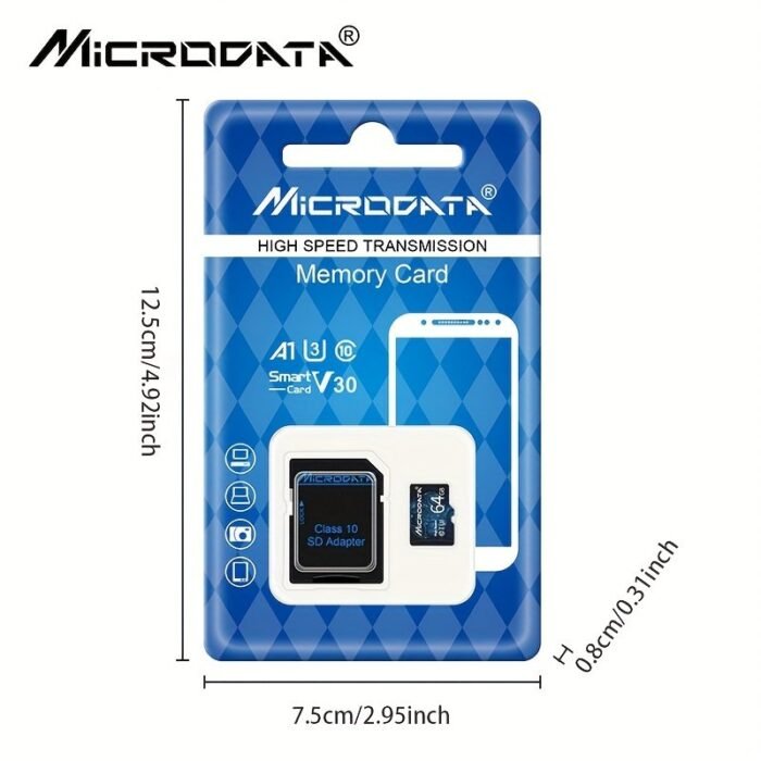 The High-Speed U3 Micro Tf Comes With An Sd Adapter Of 8G, 16G, 32G, 64G, 128G, And 256G. The Uhs-I Offers High Cost Performance And Is More Suitable For 4K/120Fps High-Speed Tf Storage, Which Can Be Used In Mobile Phones, Camera Storage, Action Cameras, Car Music, Etc - Image 2
