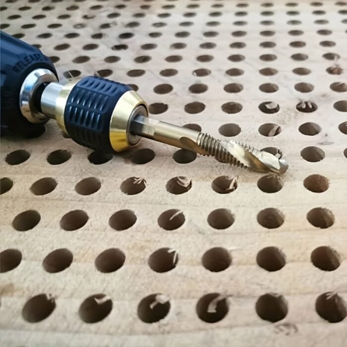 1Pc Chrome Vanadium Steel Quick Release Hexagonal Drill Bit Adapter, Self-Locking Extension Rod For Electric Drill Driver Conversion, Pop-Up Screwdriver Tool With 3 Sockets (1/4" Shank, 3/8" Hexagonal Shank, 1/2" Hexagonal Shank), Durable Knurled Grip For Secure Handling, Ideal For Tight Spaces - Image 9