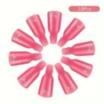 10 Pcs Nail Remover Plastic Nail Art Polish Soak Off Remover Nail Gel Polish Remover - Image 3
