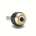 1Pc Chrome Vanadium Steel Quick Release Hexagonal Drill Bit Adapter, Self-Locking Extension Rod For Electric Drill Driver Conversion, Pop-Up Screwdriver Tool With 3 Sockets (1/4" Shank, 3/8" Hexagonal Shank, 1/2" Hexagonal Shank), Durable Knurled Grip For Secure Handling, Ideal For Tight Spaces - Image 11