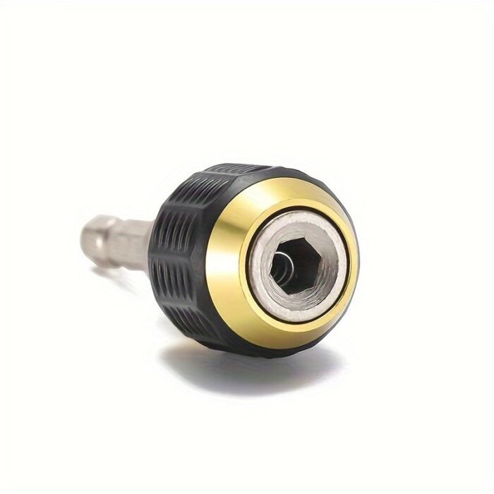 1Pc Chrome Vanadium Steel Quick Release Hexagonal Drill Bit Adapter, Self-Locking Extension Rod For Electric Drill Driver Conversion, Pop-Up Screwdriver Tool With 3 Sockets (1/4" Shank, 3/8" Hexagonal Shank, 1/2" Hexagonal Shank), Durable Knurled Grip For Secure Handling, Ideal For Tight Spaces - Image 11