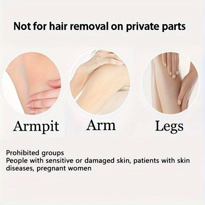 Painless Hair Removal Eraser, Crystal Physical, Reusable Depilator - Easy Cleaning, No Battery, Uncharged, For Body Care, Epilators, Groomers & Trimmers - Image 4