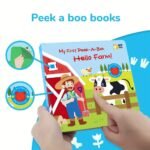 My First Peek-A-Boo And Guess Who Felt Flaps Book, Early Education Children Book, Filled With Adorable Farm Animals, A Perfect Book To Share With Very Little Ones - Image 3