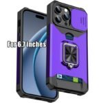 1Pc Heavy-Duty Phone Case Heavy-Duty Shockproof Phone Case With A Metal Stand And Card Slot, Compatible With Iphone 16 Pro Max, 15 Pro Max, 14 Pro Max, And 13 Pro Max. - Image 39