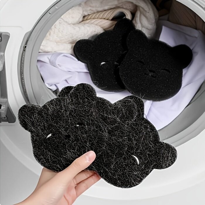 1Pc/2Pcs Reusable Pet Hair Remover For Washing Machine, Manual Cat Hair Cleaner, Non-Electric Drum Lint Filter, Plastic Material, Household Hair Adsorption Accessory - Image 6