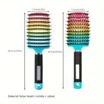 1Pc Of A Magical Scalp Massaging Hairbrush Designed For Women - A Professional Tool For Detangling Wet Curly Hair - A Hairdressing Accessory. - Image 6